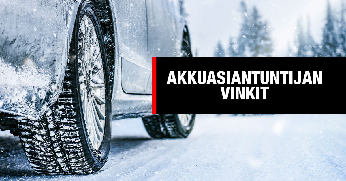 Akkuasiantuntijan vinkit talviajoon