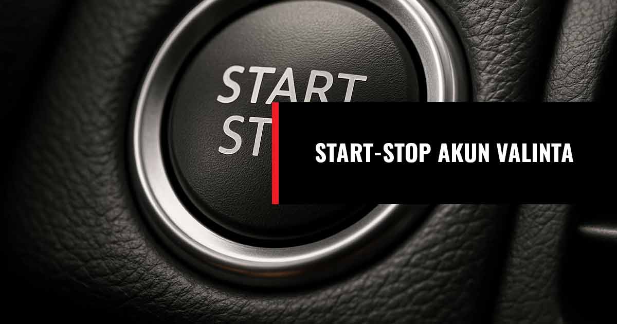Start-Stop-auton akku – EFB vai AGM? 