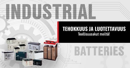 Luotettavat teollisuusakut