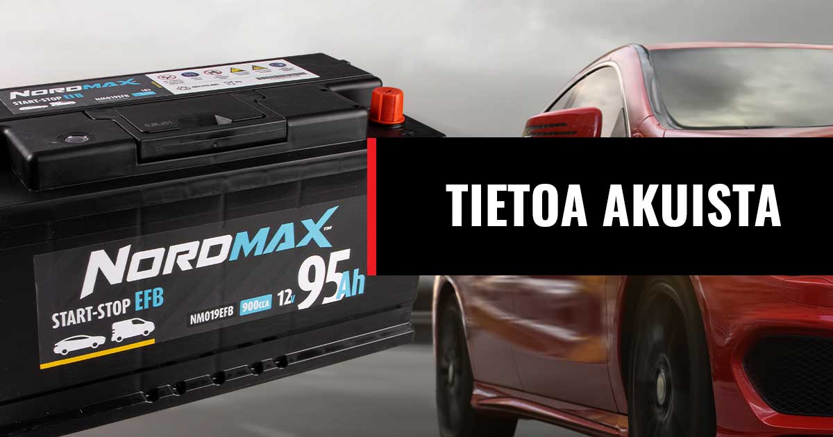 Tietoa akuista. Akkutyypit, akkutermistö, AGM, EFB, Avoin akku, Suljettu akku