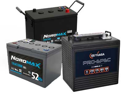 ajovoima akut trukkeihin, nostimiin ja muihin vetovoimasovelluksiin