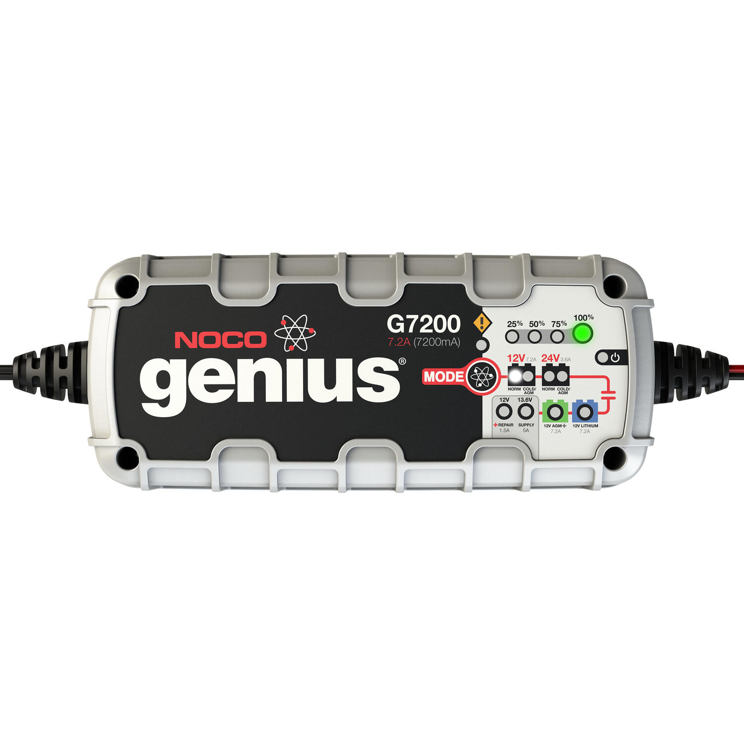 Akkulaturi Genius G7200: 12/24 V / 7,2 A