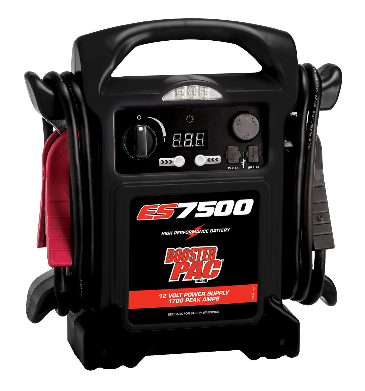 Apukäynnistin ES7500 12V 1700A