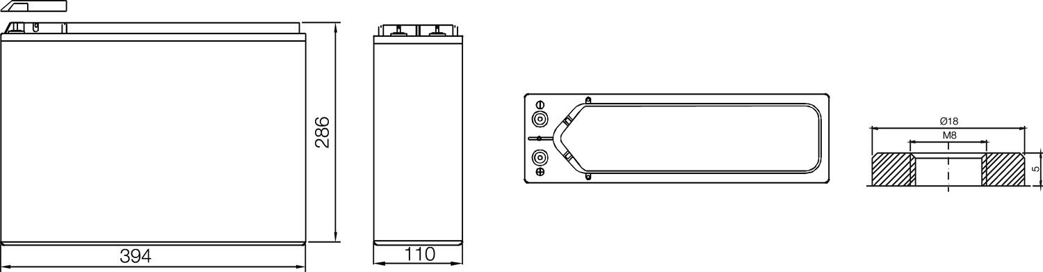 Dimensions;
RA12-110F