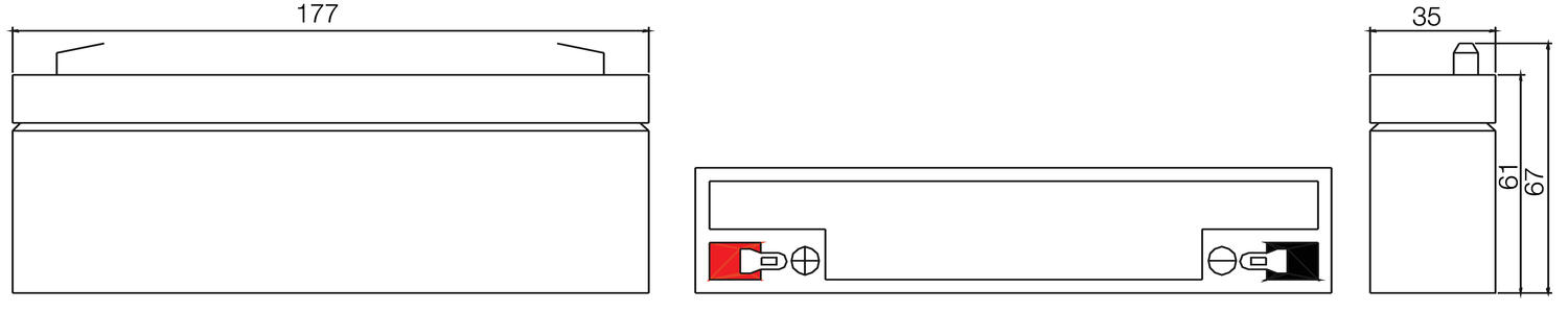 Dimensions;
RT-series