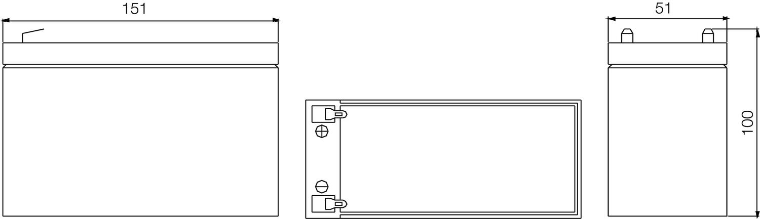Dimensions;
 RT1260B