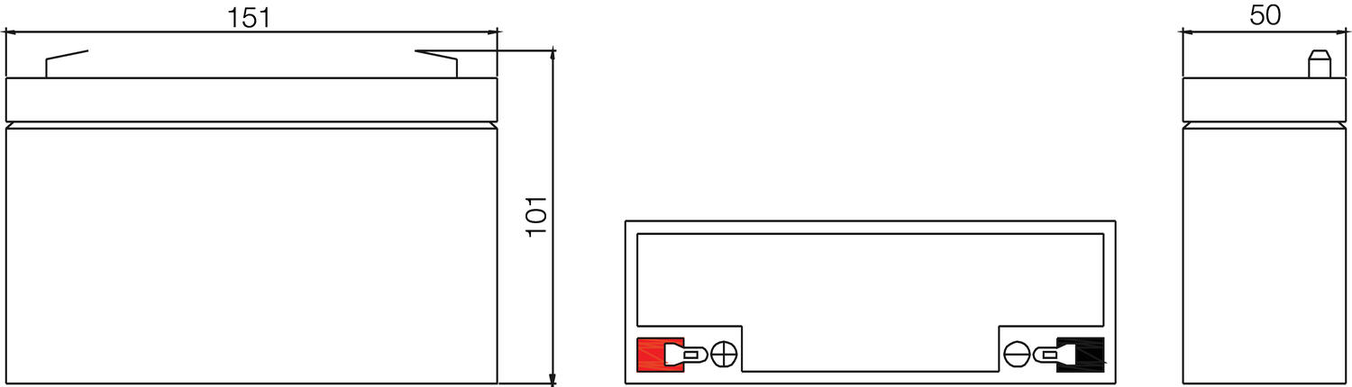 Dimensions;
RT6100