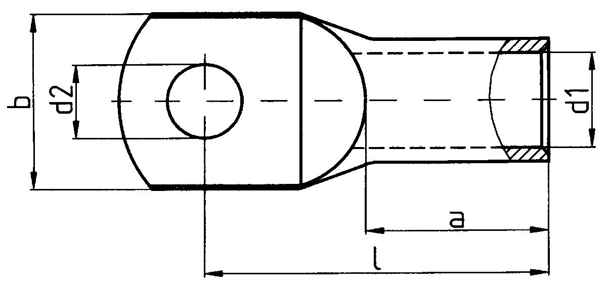 Kaapelikenkä tekninen kuva