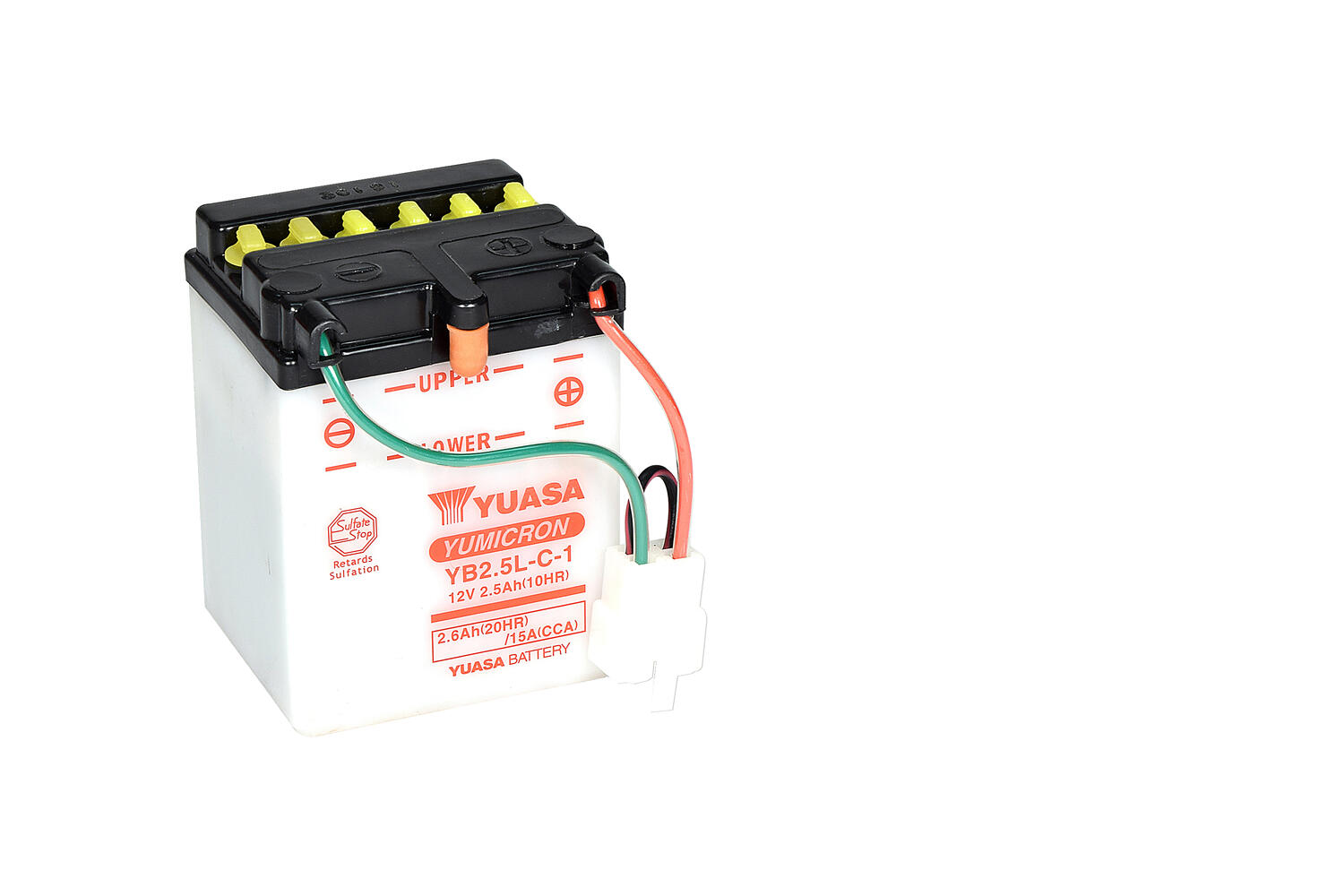 Moottoripyöräakku 12 V 2,5 Ah