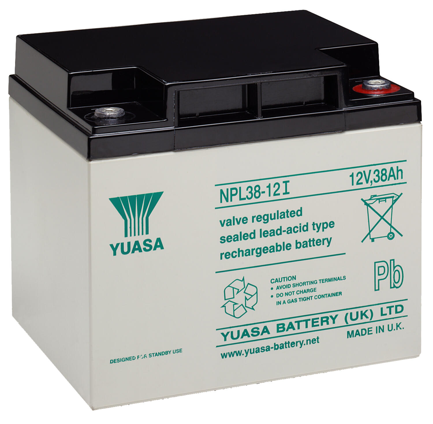 Paikallisakku 10 vuotta 12 V 38 Ah