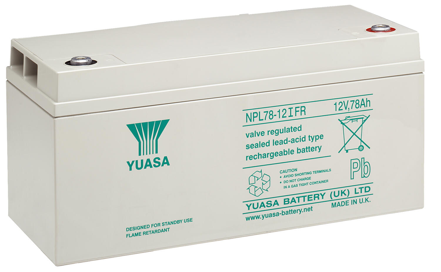 Paikallisakku 10 vuotta 12 V 78 Ah