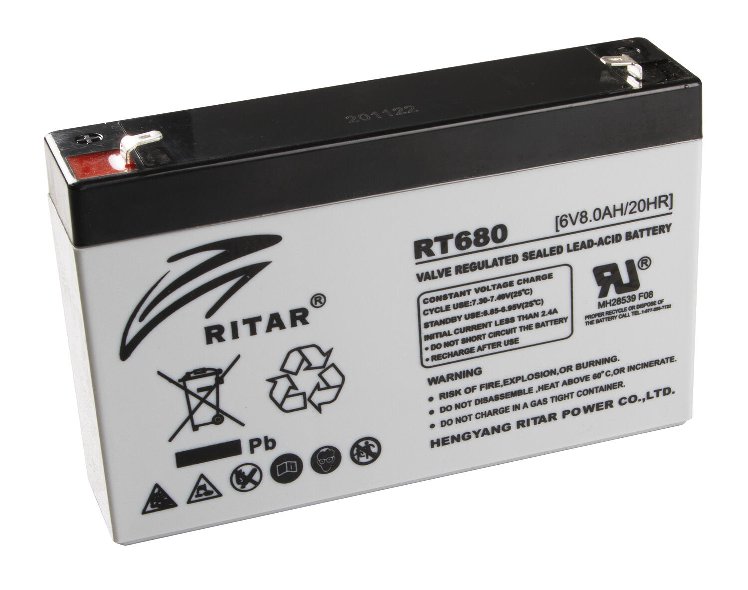 Paikallisakku 5 vuotta 6 V 8 Ah