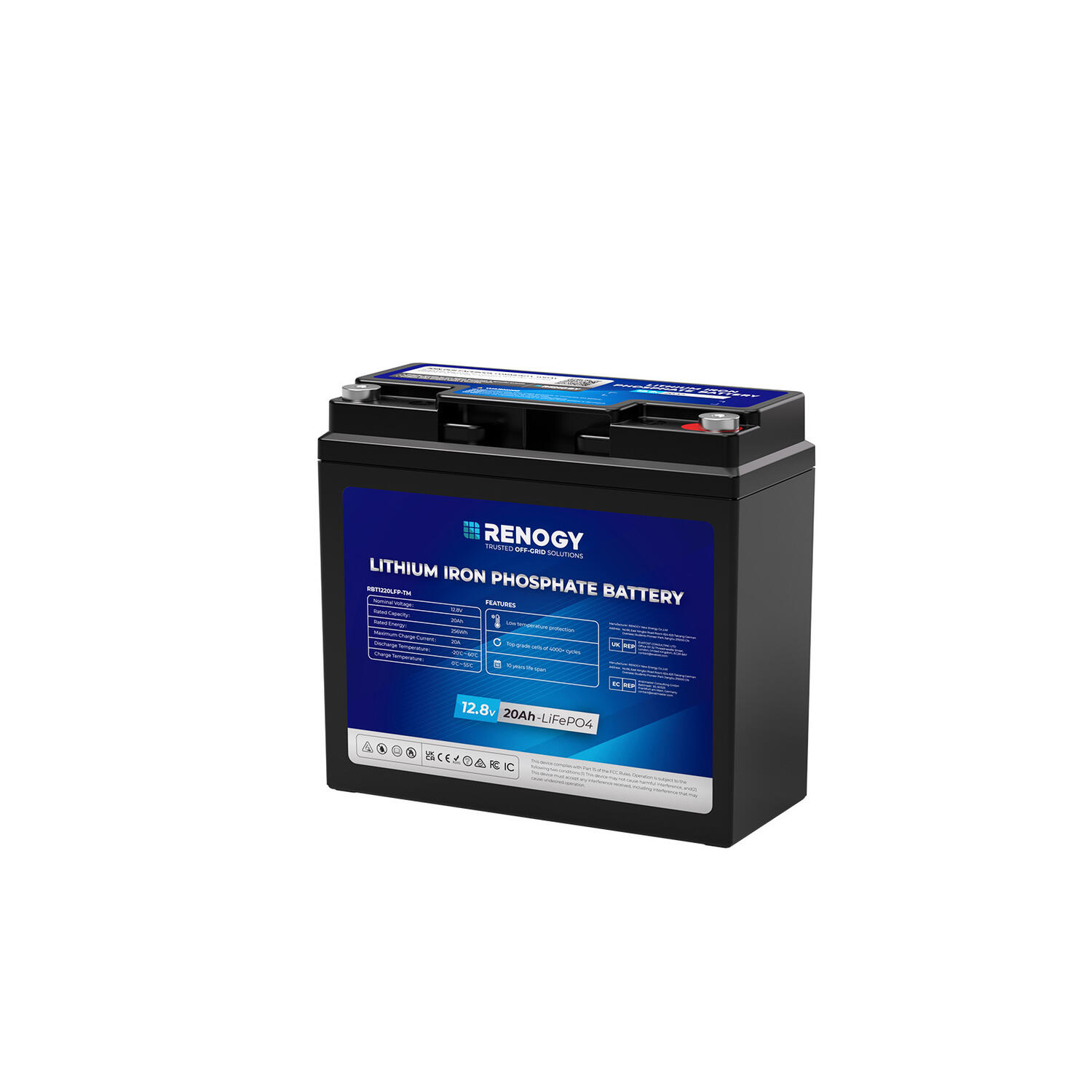 Renogy 12V 20Ah Trolling motor battery