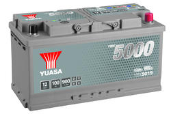 Yuasa YBX5019 Käynnistysakku 12 V 100 Ah 900CCA